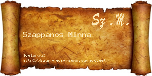 Szappanos Minna névjegykártya